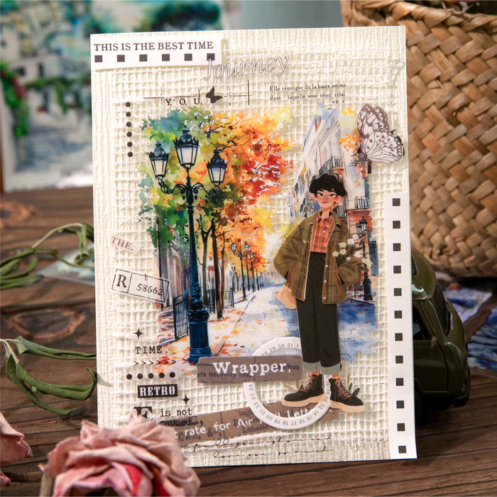 Scenery PET Tape Corner Of The World Journal Decor