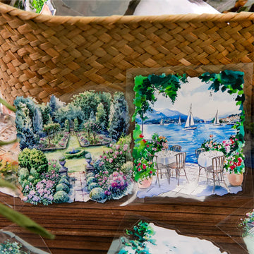 Scenery PET Tape Corner Of The World Journal Decor