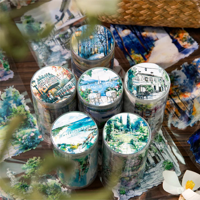Scenery PET Tape Corner Of The World Journal Decor