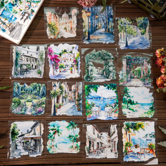 Scenery PET Tape Corner Of The World Journal Decor