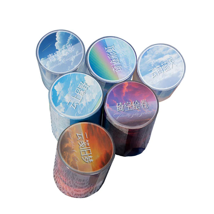 Sky Dream Cloud Series Washi Tapes Weather Theme Craft Supplies
