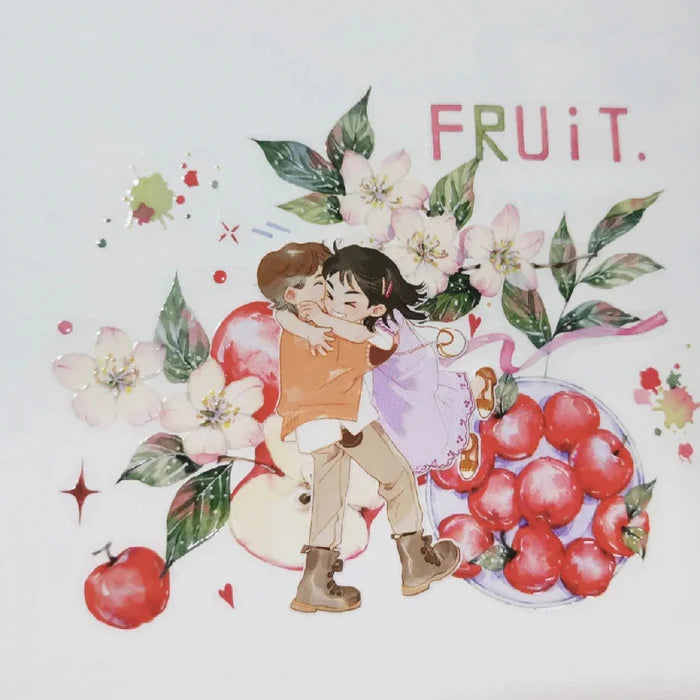 Character Stickers PET Subtle Glow Cute Storybook Style