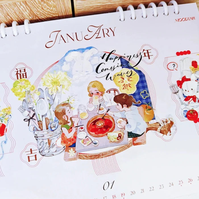 Character Stickers PET Subtle Glow Cute Storybook Style