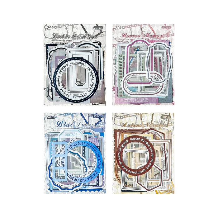 Time Frame PET Stickers for Journaling