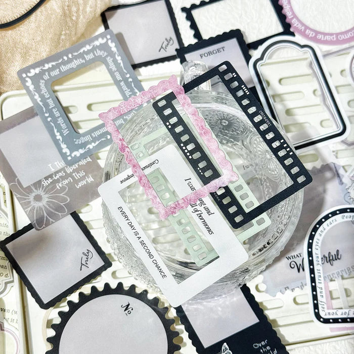 Time Frame PET Stickers for Journaling