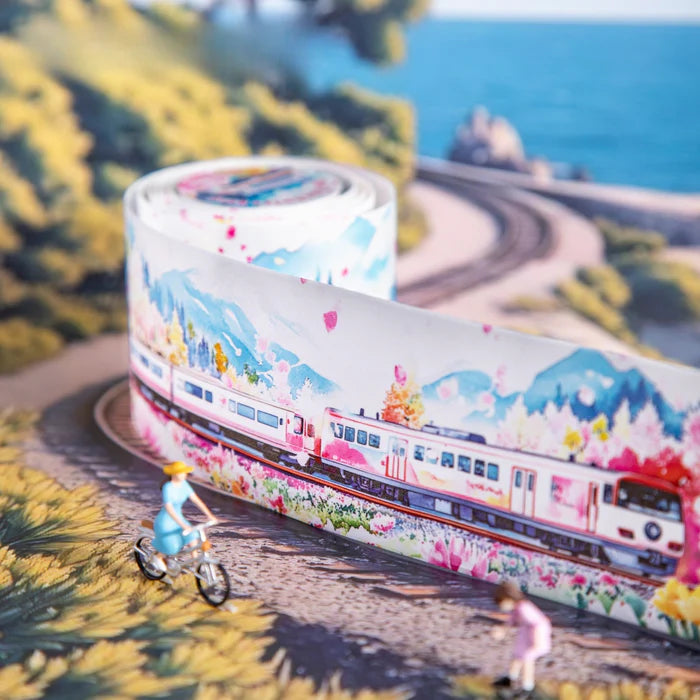 Travel Washi Tape The Train on the Road