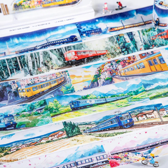 Travel Washi Tape The Train on the Road