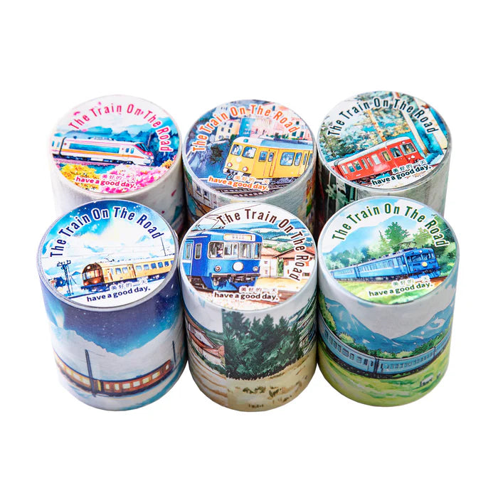 Travel Washi Tape The Train on the Road