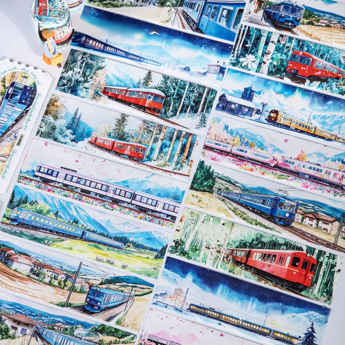 Travel Washi Tape The Train on the Road