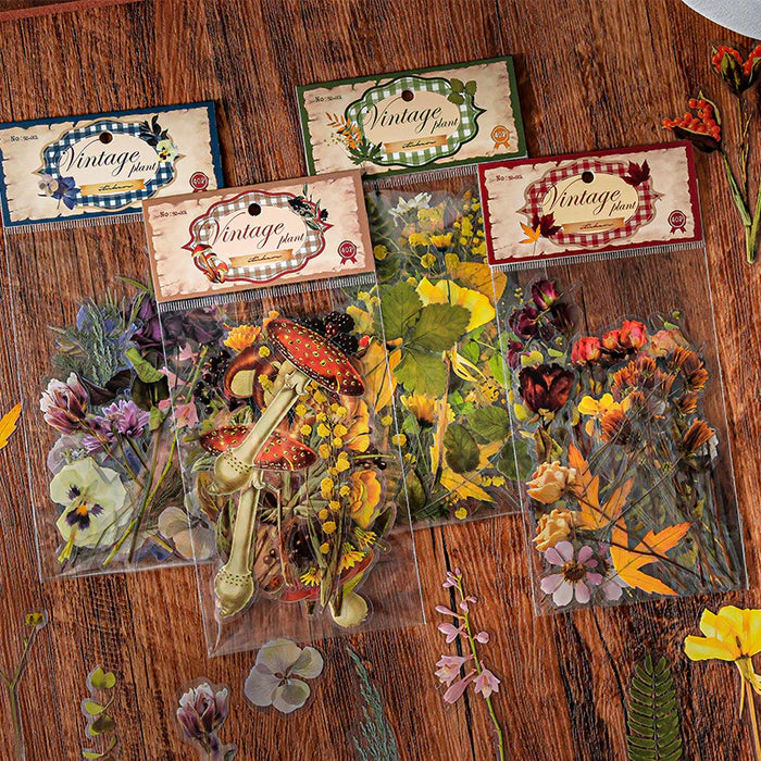 Vintage PET Stickers Linmist Echo Botanical Pack