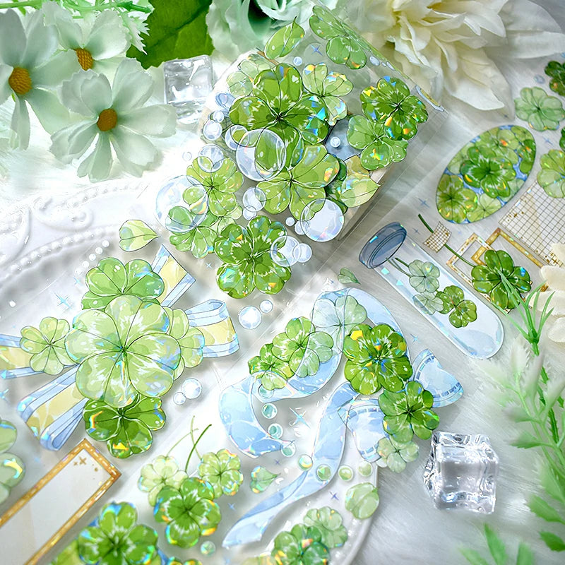 Lucky Clover Floral PET Tape