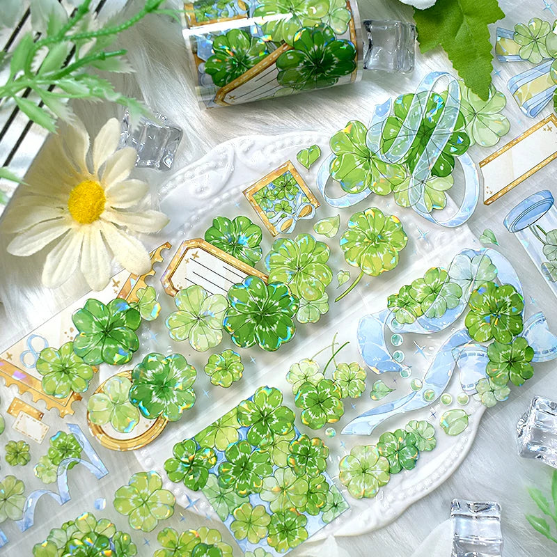Lucky Clover Floral PET Tape