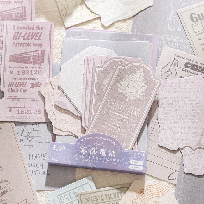 Retro Writing Paper Background Paper Years Series