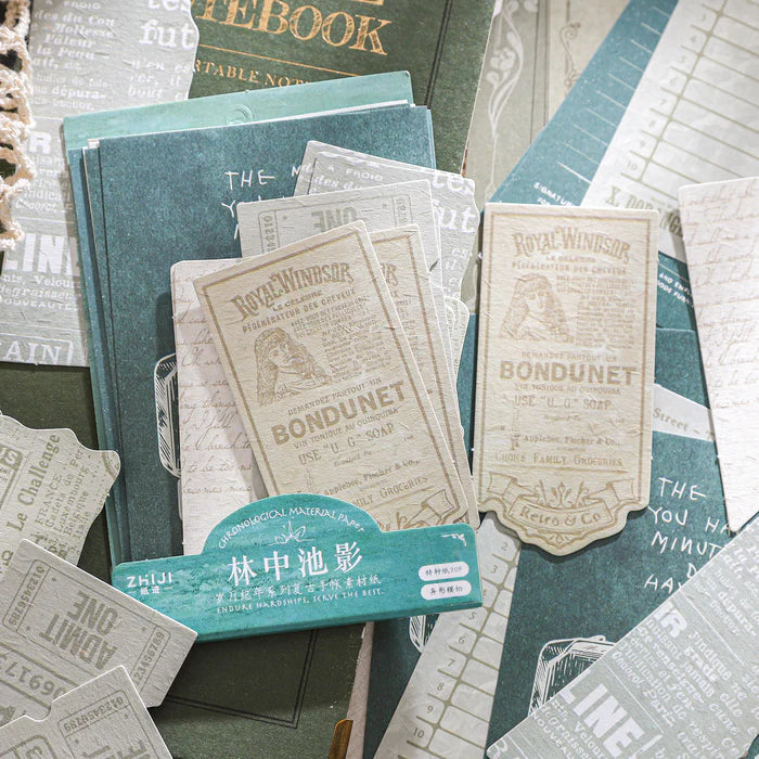 Retro Writing Paper Background Paper Years Series