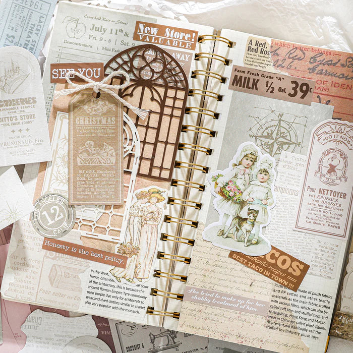 Retro Writing Paper Background Paper Years Series