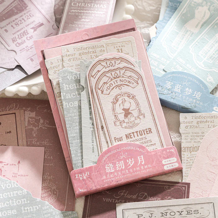 Retro Writing Paper Background Paper Years Series