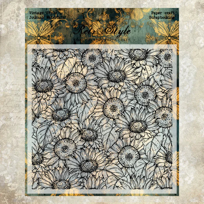 Botanical Silicone Stamps Butterfly Sonata Retro Wall Rose