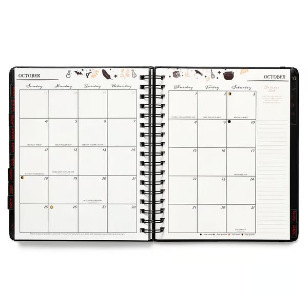 💥Limited Inventory Available! 📚🧙‍♀️Waiting for the Night 2026 Weekly Planner🧹HARDCOVER BOOK